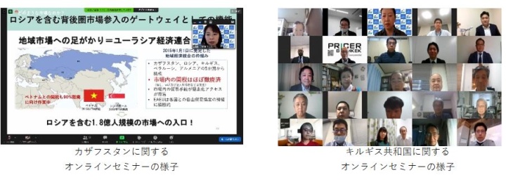 カザフスタン及びキルギス共和国に関するオンラインセミナーを開催しました